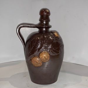 Turgis Stoneware Pottery Jug 7.5" Normandy France